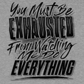 Load image into Gallery viewer, Exhausted - Safety Yellow T-Shirt
