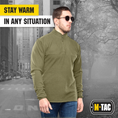 Load image into Gallery viewer, M-Tac Delta Fleece Jacket - Tactical Underwear Top Sweater 1/4 Zip