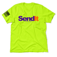Load image into Gallery viewer, Send It - Safety Yellow T-Shirt