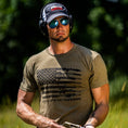Load image into Gallery viewer, Men's Red, White & Pew Patriotic T-Shirt