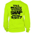 Load image into Gallery viewer, Snap - Long Sleeve Hi-Vis T-Shirt