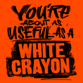Load image into Gallery viewer, White Crayon - Long Sleeve Hi-Vis T-Shirt