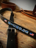Load image into Gallery viewer, “SEMI PRO” CUSTOM LEATHER RADIO STRAP