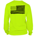 Load image into Gallery viewer, Old Glory - Long Sleeve Safety Yellow Hi-Vis T-Shirt
