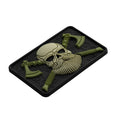 Load image into Gallery viewer, M-Tac Bearded Skull with Axes 3D PVC