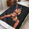 Load image into Gallery viewer, Call me Sweeney Velveteen Plush Blanket