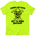 Load image into Gallery viewer, Earned Not Given - Safety Yellow T-Shirt