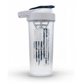 Load image into Gallery viewer, 1776 Frosted White Shaker Bottle