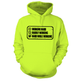 Load image into Gallery viewer, Working Hard - Safety Yellow Hoodie