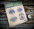 Load image into Gallery viewer, Mini Morale - Explore the World Adventure - Camping Patch Pack 1