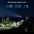 Load image into Gallery viewer, Olight Baton 4 EDC Flashlight 1300 Lumens Rechargeable Compact