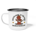 Load image into Gallery viewer, Smooth Bore To The Door Enamel Camp Cup