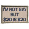 Load image into Gallery viewer, I'm Not Gay But $20 is $20 - 2x3 Patch