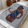 Load image into Gallery viewer, Tate adz Velveteen Plush Blanket