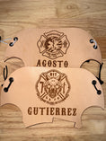 Load image into Gallery viewer, Firefighter SCBA Scott AV-3000 Leather Mask Cover Protector with HUD Cutout