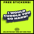 Load image into Gallery viewer, Cuddle - Hard Hat Decal