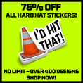 Load image into Gallery viewer, I'd Hit That - Hard Hat Decal