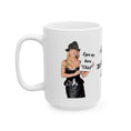 Load image into Gallery viewer, Eyes up here Chief Ceramic Mug, (11oz, 15oz)