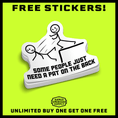 Load image into Gallery viewer, Pat On The Back - Hard Hat Decal