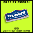 Load image into Gallery viewer, This Job Blows Hard Hat Decal