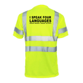 Load image into Gallery viewer, Four Languages - Reflective Safety T-Shirt
