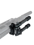 Load image into Gallery viewer, Linkogear HB-C02M Bipod – Black, Carbon Fiber, Quick-Detach, 7-10” Adjust
