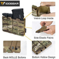 Load image into Gallery viewer, IDOGEAR Tactical Triple Mag Pouch MOLLE, Fits 5.56 & 9mm Magazines, Multi-Color