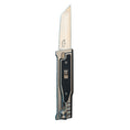 Load image into Gallery viewer, MUCITUP Rampart Tanto Sliding Blade Knife 3" D2 Steel Tactical Steel