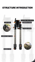 Load image into Gallery viewer, Linkogear HB-C01L Carbon Fiber Tac Bipod – QD Picatinny – Rubber & Spike Feet