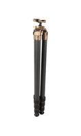 Load image into Gallery viewer, Linkogear HT-324C Carbon Fiber Tripod – Picatinny/Arca, 64" Max, 66lb Capacity - Brown
