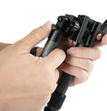 Load image into Gallery viewer, Linkogear HB-C02M Bipod – Brown, Carbon Fiber, Quick-Detach, 7-10” Adjust
