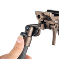 Load image into Gallery viewer, Linkogear HB-C05M Carbon Fiber Bipod Arca Swiss & Picatinny 7–10.1" - Brown