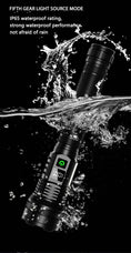 Load image into Gallery viewer, Muctac CHARGE Flashlight, 5000+ LMS, Zoomable, LED, USB, IP65, Aluminum Alloy
