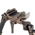 Load image into Gallery viewer, Linkogear HB-C05M Carbon Fiber Bipod Arca Swiss & Picatinny 7–10.1" - Brown