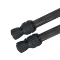 Load image into Gallery viewer, Linkogear Titanium Carbon Fiber Bipod 5.3oz Ultralight Adjustable 4.9"-12.8"
