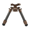 Load image into Gallery viewer, Linkogear HB-C02M Bipod – Brown, Carbon Fiber, Quick-Detach, 7-10” Adjust