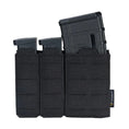 Load image into Gallery viewer, IDOGEAR Tactical Triple Mag Pouch MOLLE, Fits 5.56 & 9mm Magazines, Multi-Color