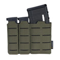 Load image into Gallery viewer, IDOGEAR Tactical Triple Mag Pouch MOLLE, Fits 5.56 & 9mm Magazines, Multi-Color