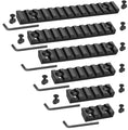 Load image into Gallery viewer, LINKOGEAR MLOK-Style Picatinny Rail 3-7 Slot 6061-T6 Aluminum + Hardware Tool