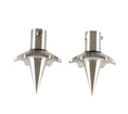 Load image into Gallery viewer, Linkogear Universal Bipod Feet BSP-01 BSP-02 BSP-03 BSP-04 Aluminum Stainless Terrain - Pair