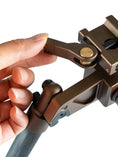 Load image into Gallery viewer, Linkogear HB-C03 Carbon Fiber Bipod Picatinny & ARCA Monoball Fix 26mm - Brown