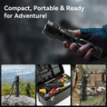 Load image into Gallery viewer, FlexBeam 1200LM Thread-Zoom Hunting Flashlight | 700M Range | Stable on Guns & Bikes