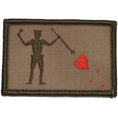 Load image into Gallery viewer, Edward Teach Blackbeard Pirate Flag - 2x3 Patch