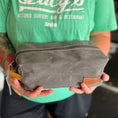 Load image into Gallery viewer, Charcoal Gray Dopp Burn Bag