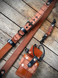 Load image into Gallery viewer, The Dust Gator | Genuine American Alligator Leather Radio Strap