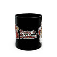 Load image into Gallery viewer, Santa Black Mug (11oz, 15oz)