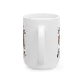 Load image into Gallery viewer, One Way Ticket To Job Town Ceramic Mug, (11oz, 15oz)