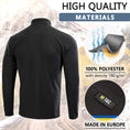 Load image into Gallery viewer, M-Tac Delta Fleece Jacket - Tactical Underwear Top Sweater 1/4 Zip