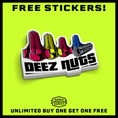 Load image into Gallery viewer, Deez Nuts Hard Hat Decal