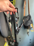 Load image into Gallery viewer, Locking Carabiner Glove Clip - Door Chock - black